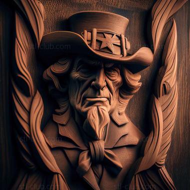 3D model uncle sam (STL)